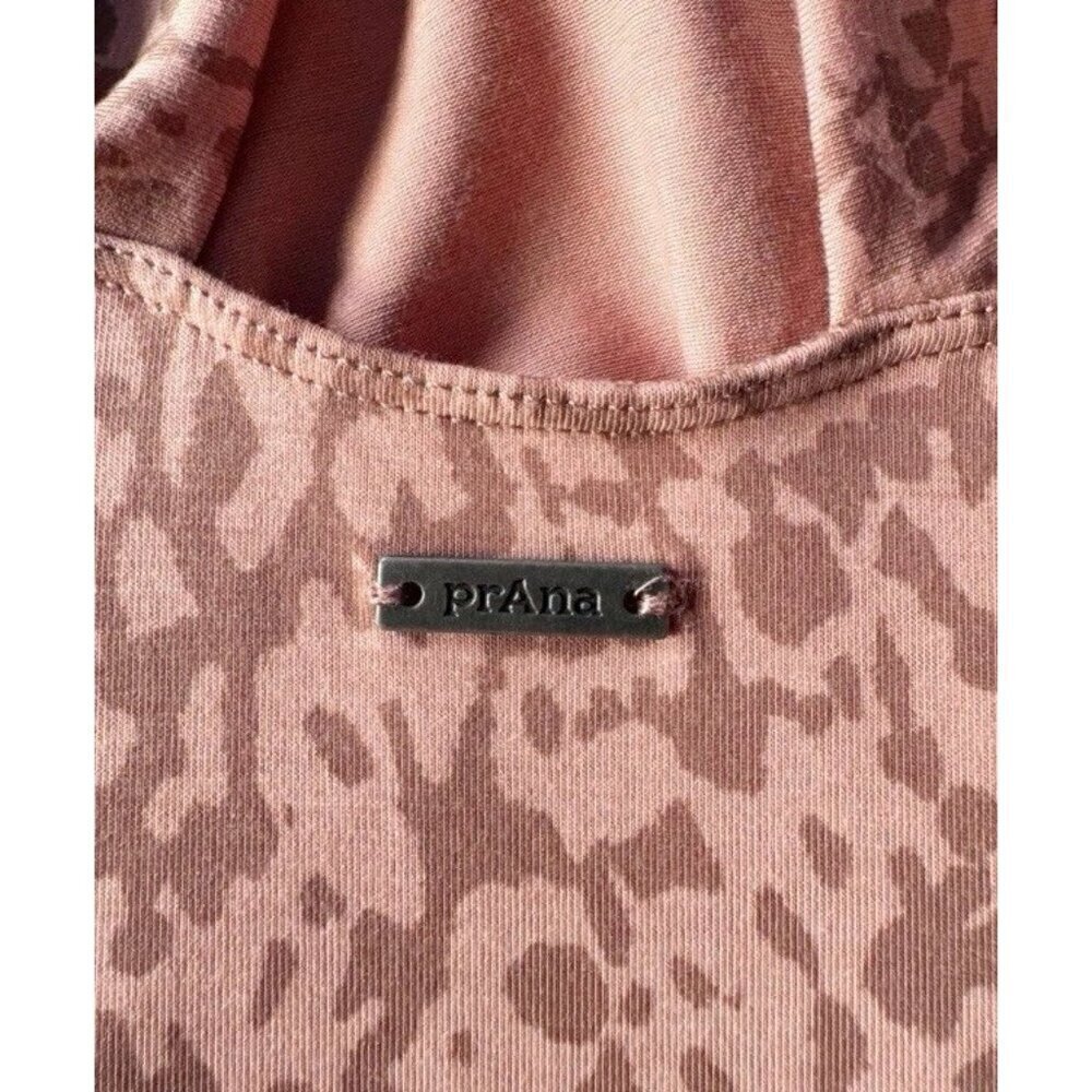 Prana Womens Sz S Saxon Orange Scoop Neck Keyhole Back Handkerchief Dress NWT - Picture 13 of 15